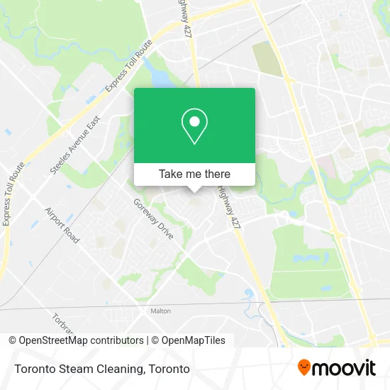 Toronto Steam Cleaning map