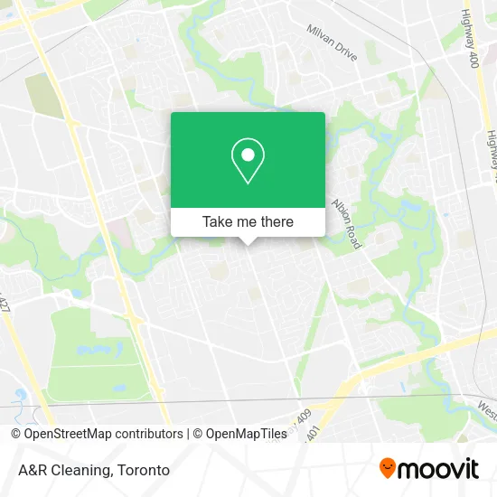 A&R Cleaning map