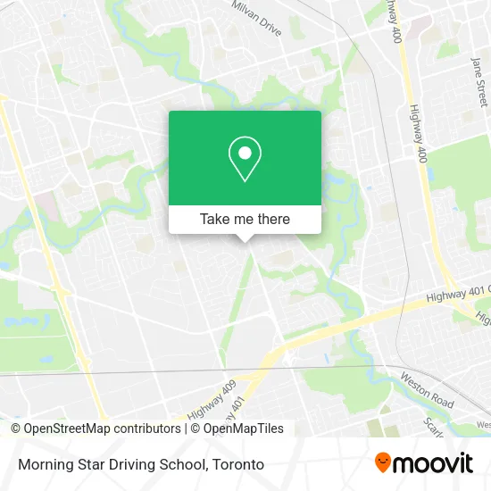 Morning Star Driving School map