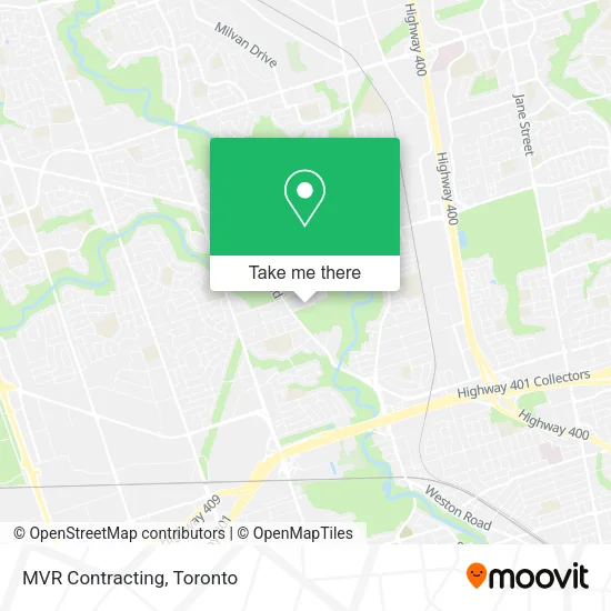 MVR Contracting map