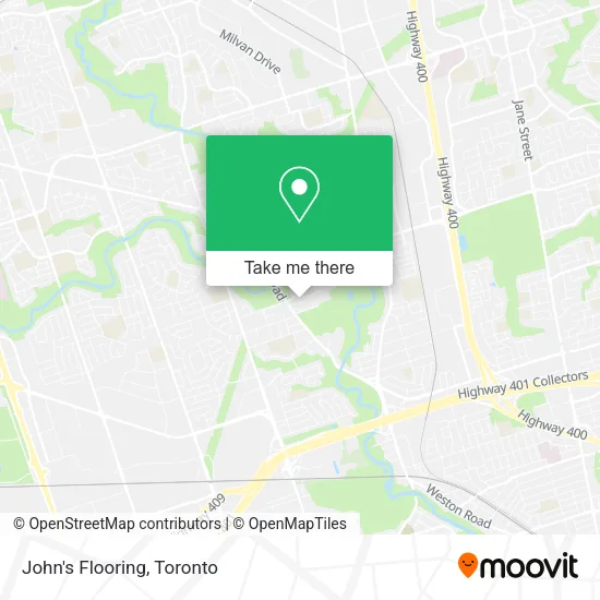 John's Flooring map