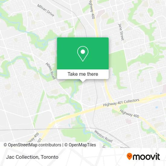 Jac Collection map