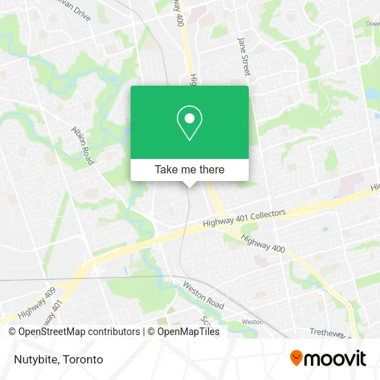 Nutybite map