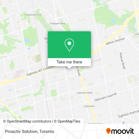 Proactiv Solution map