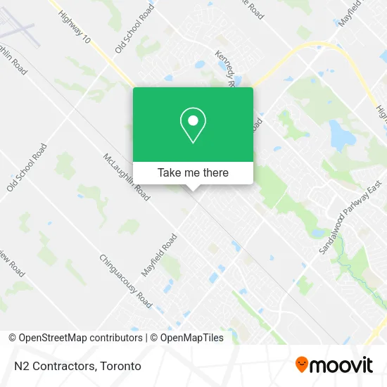 N2 Contractors map