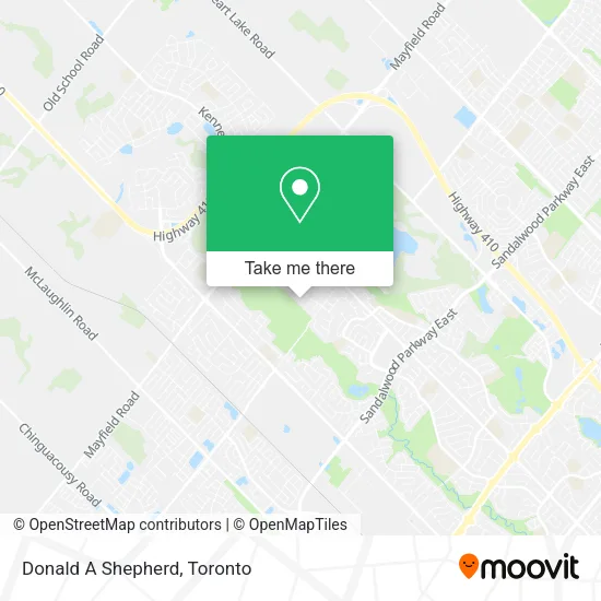 Donald A Shepherd map