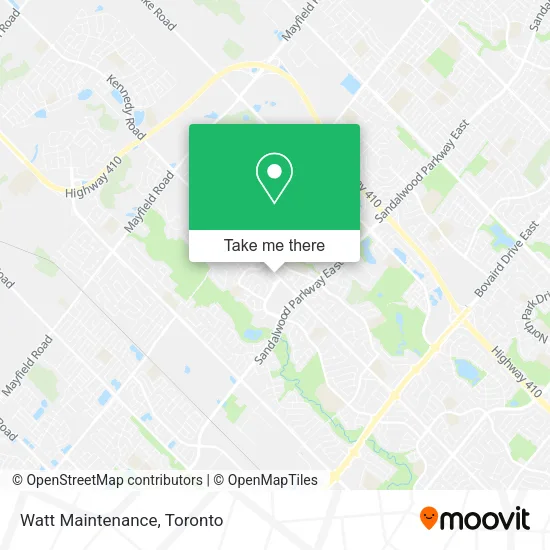 Watt Maintenance map