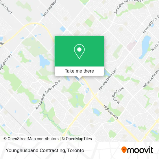 Younghusband Contracting map