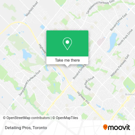 Detailing Pros map
