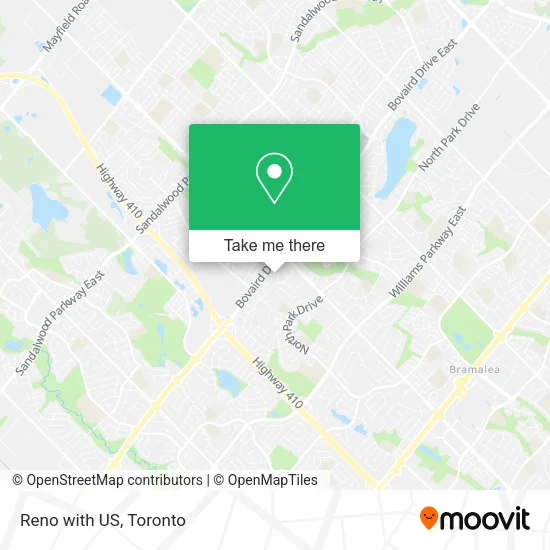 Reno with US map