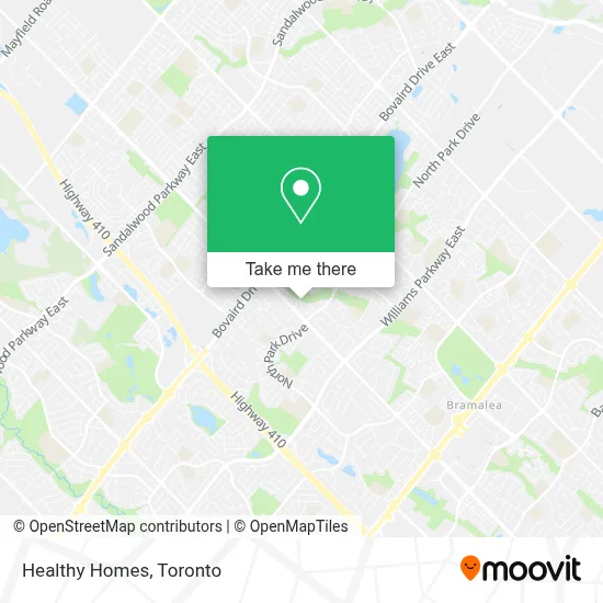 Healthy Homes map