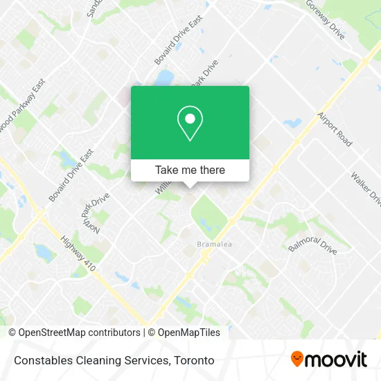 Constables Cleaning Services map