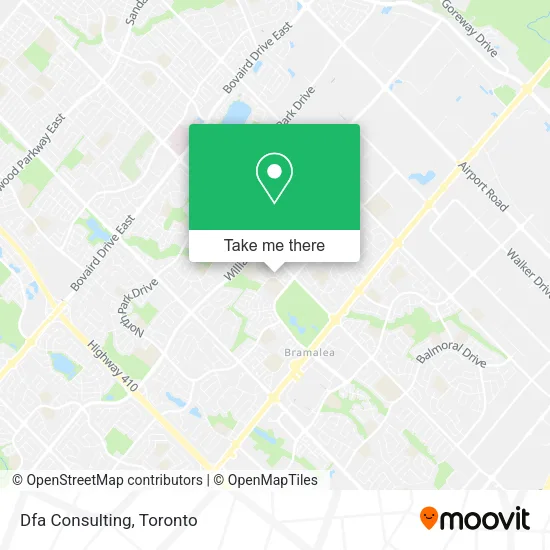 Dfa Consulting map