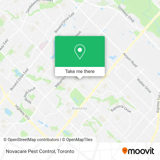 Novacare Pest Control map