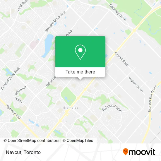 Navcut map