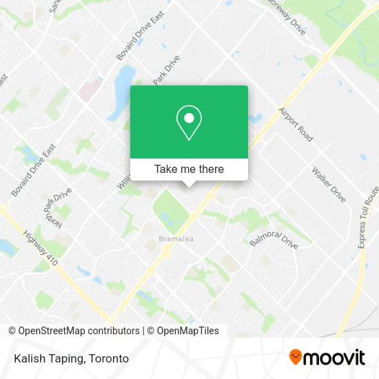 Kalish Taping map