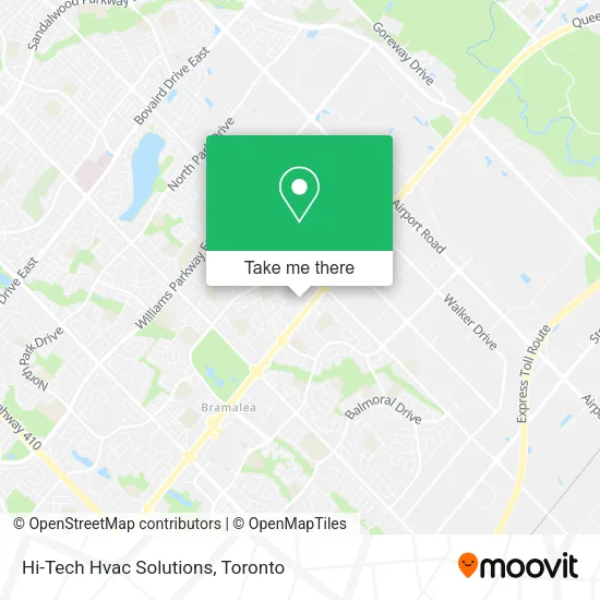 Hi-Tech Hvac Solutions map