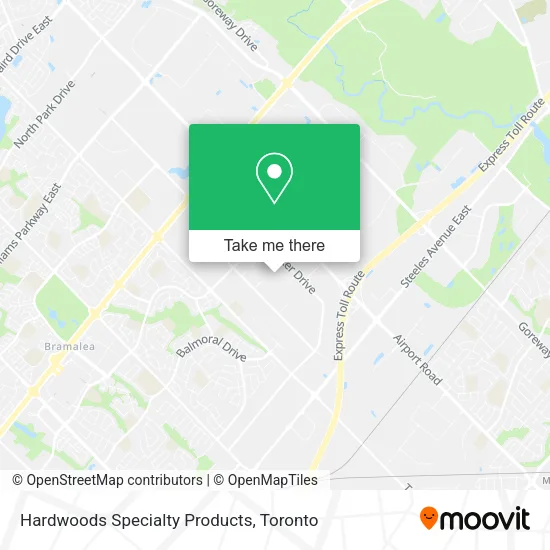 Hardwoods Specialty Products map