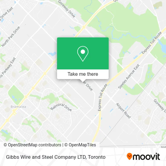 Gibbs Wire and Steel Company LTD map