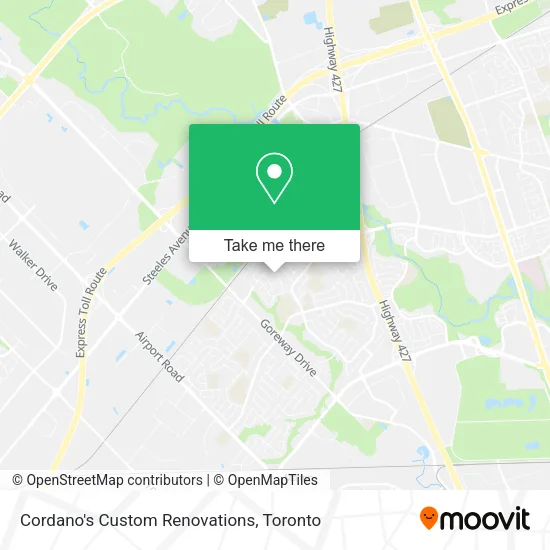 Cordano's Custom Renovations map