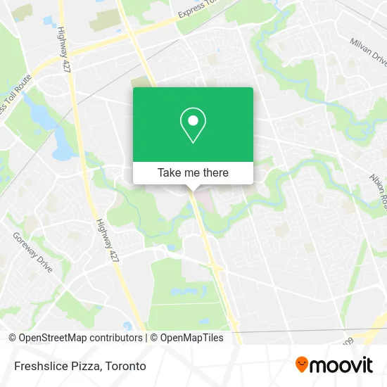 Freshslice Pizza map