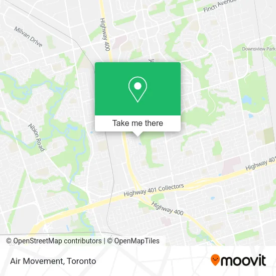 Air Movement map