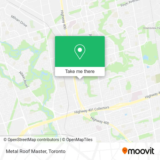 Metal Roof Master map