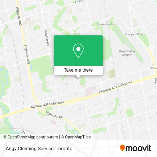 Angy Cleaning Service map
