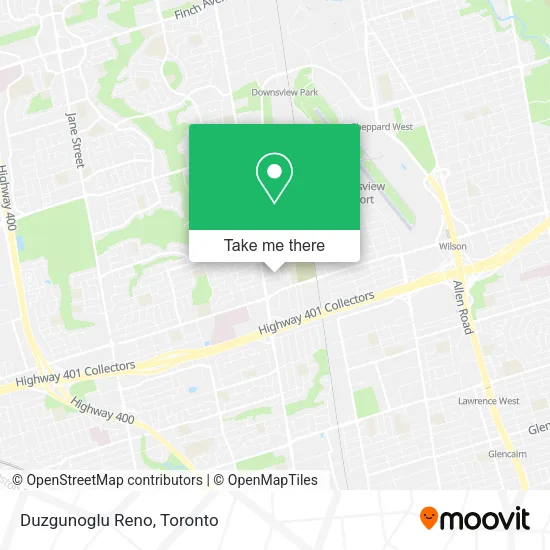 Duzgunoglu Reno map