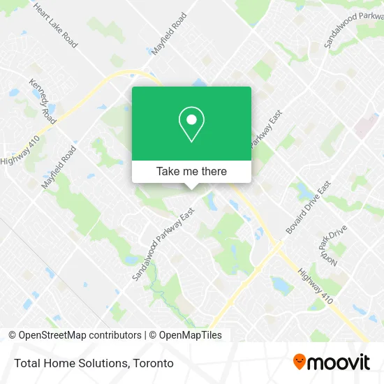 Total Home Solutions map