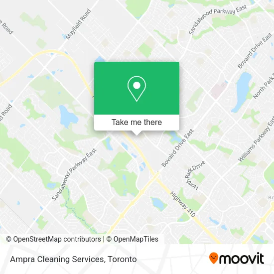 Ampra Cleaning Services map