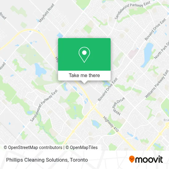 Phillips Cleaning Solutions map