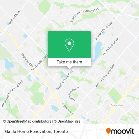 Gaidu Home Renovation map