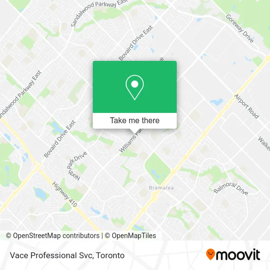 Vace Professional Svc map