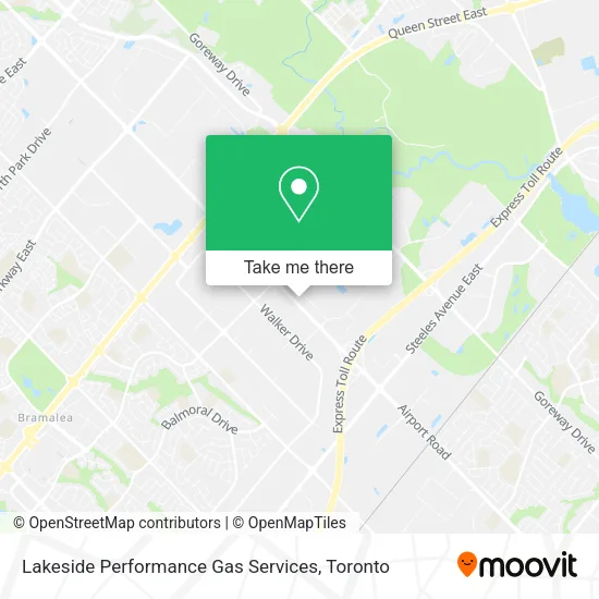 Lakeside Performance Gas Services map