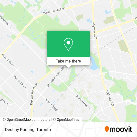 Destiny Roofing map