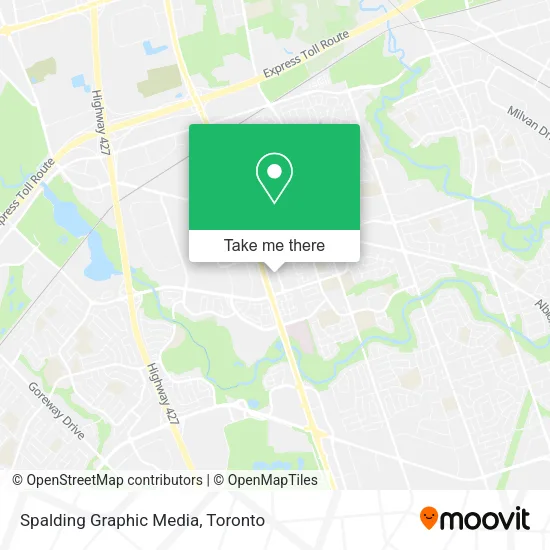Spalding Graphic Media map