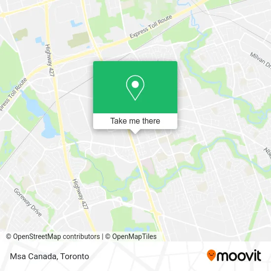 Msa Canada map