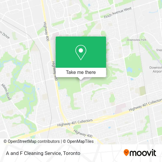 A and F Cleaning Service map