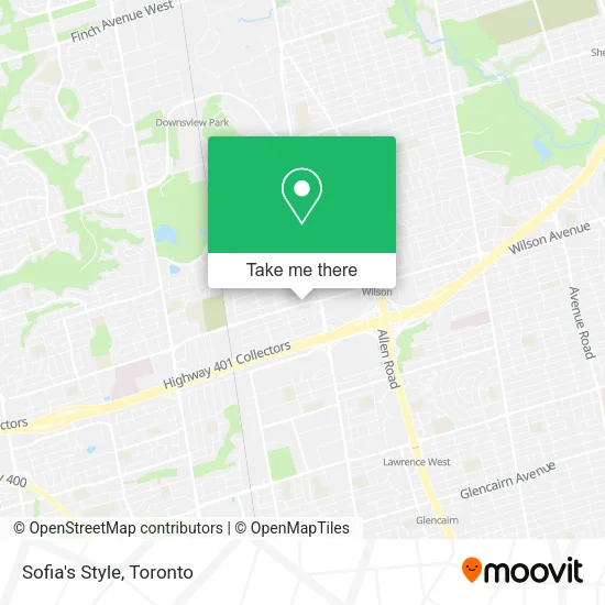 Sofia's Style map