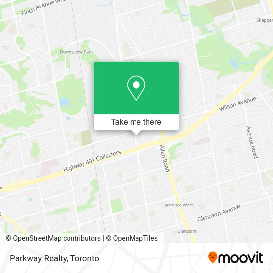Parkway Realty map