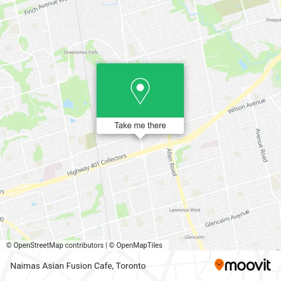 Naimas Asian Fusion Cafe map