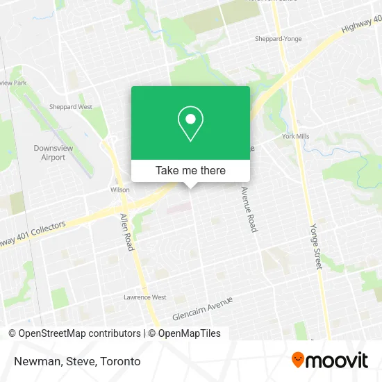 Newman, Steve map