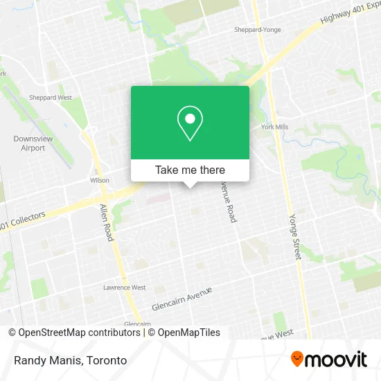 Randy Manis map