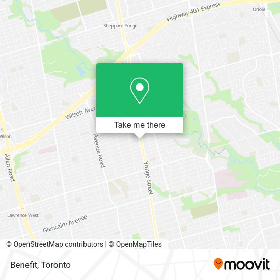 Benefit map