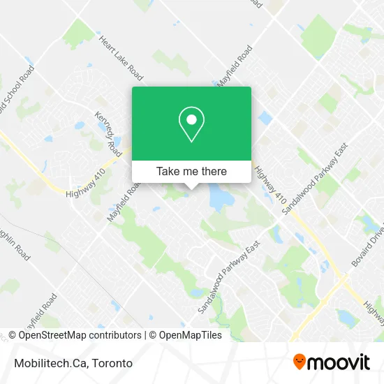 Mobilitech.Ca map