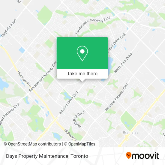Days Property Maintenance map