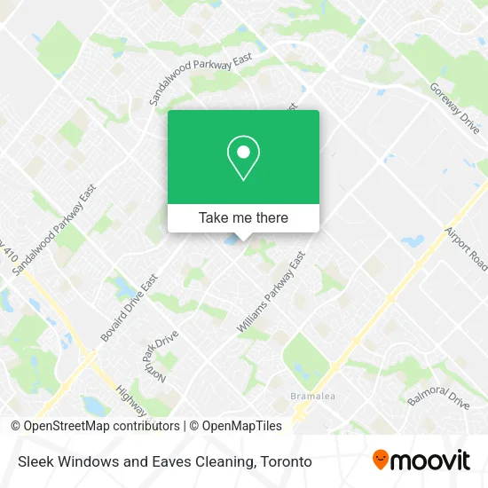 Sleek Windows and Eaves Cleaning map