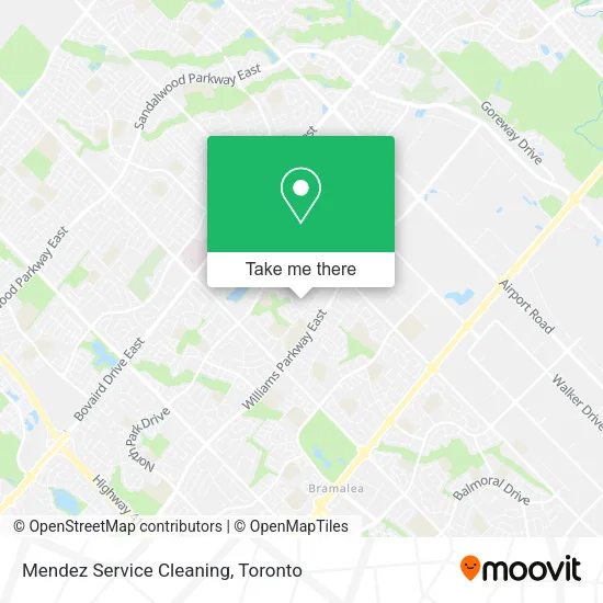 Mendez Service Cleaning map