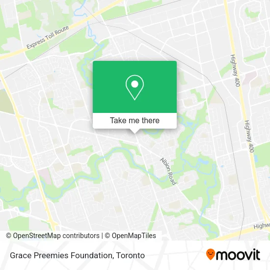 Grace Preemies Foundation map